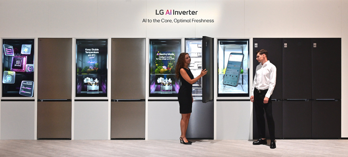 LG電子が5日（現地時間）からドイツ&middot;ベルリンで開かれる欧州最大の家電展示会「IFA2025」に設置したブースの様子。 <LG電子>
