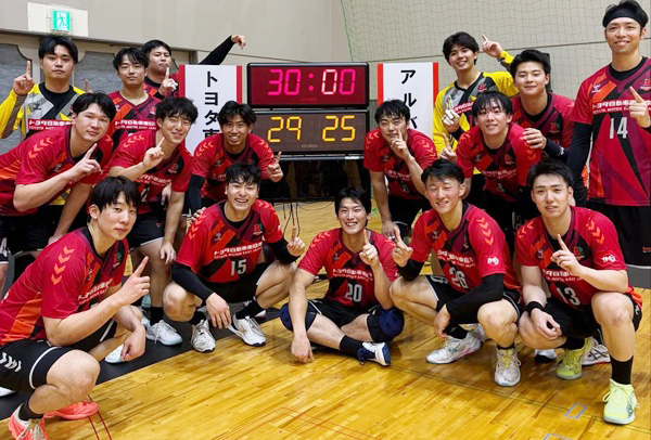 写真2025/26シーズン、日本男子ハンドボールリーグH2ラウンドで勝利を収めたレガロッソ宮城の選手たち、写真出典=レガロッソ宮城