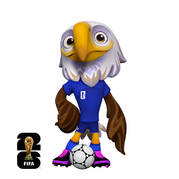 2026ワールドカップのマスコットクラッチ。 写真提供=FIFA。