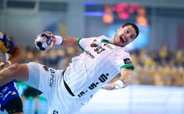 写真2025/26 EHF男子ハンドボールチャンピオンズリーグベルリンとキエルチェの試合の様子、写真出典=欧州ハンドボール連盟