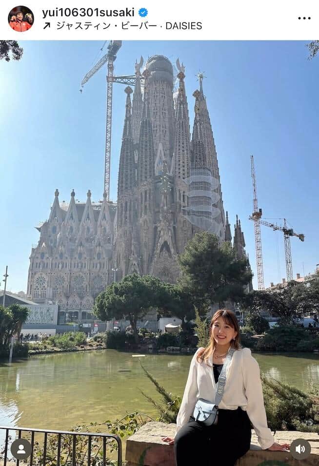 女子レスリング須崎優衣、私服プラベショットが超キュート...スペイン旅行満喫「シンプルに可愛い！！」: J-CAST ニュース