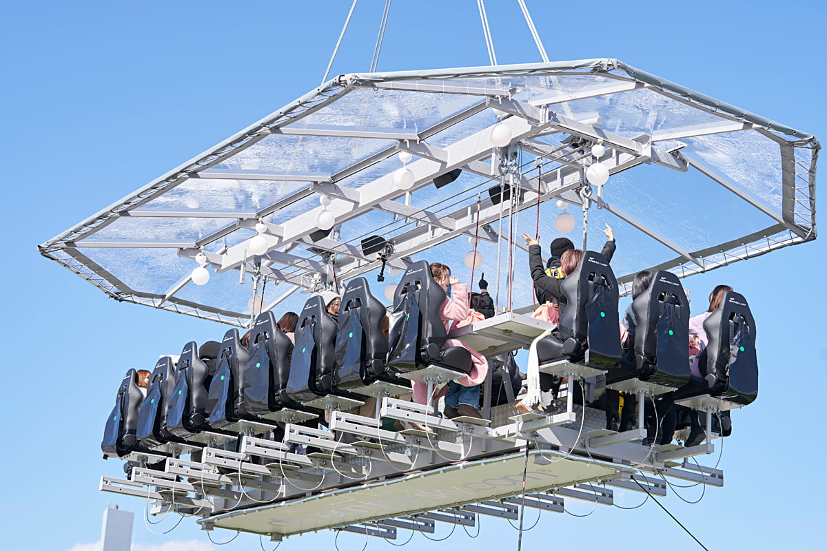 空中レストランの様子