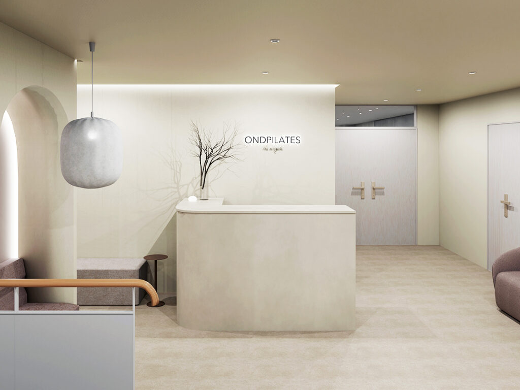 OND PILATES the niigataの受付イメージ