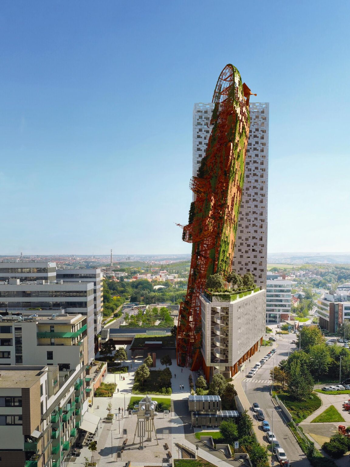 プラハ市は、プラハで最も高い建物の建設を承認したばかりです。