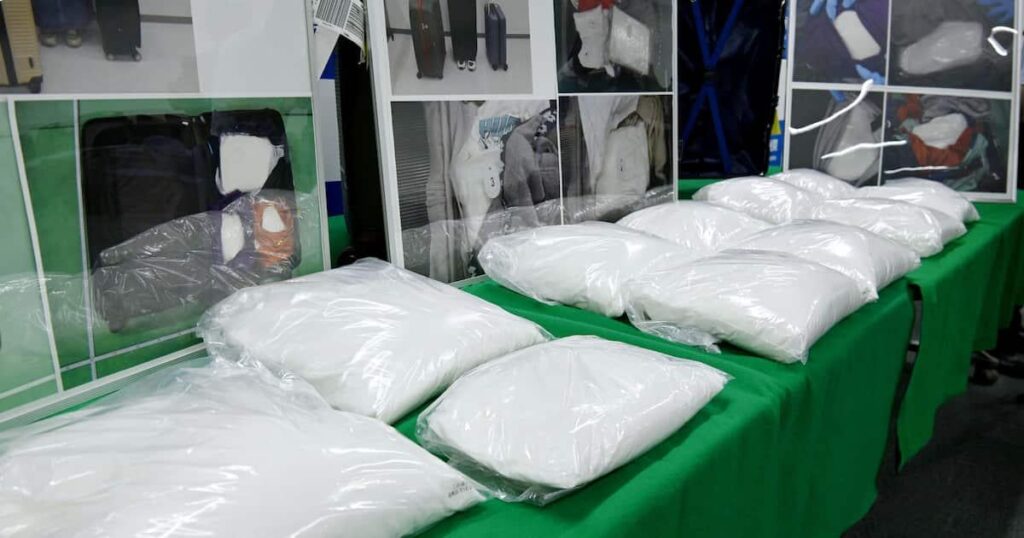 麻薬のケタミン42キロ密輸疑いでタイ国籍の女3人逮捕 福岡県警、過去最多の押収量