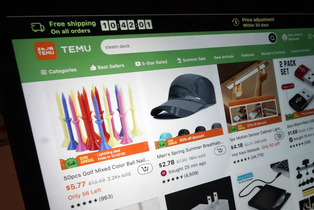 Temu accused by EU regulators of failing to prevent sale of illegal products | Business & Tech