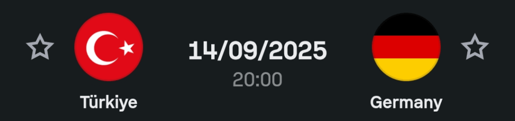 9月14日20:00ドイツは、ユーロバスケットファイナルでトルコと対戦します！