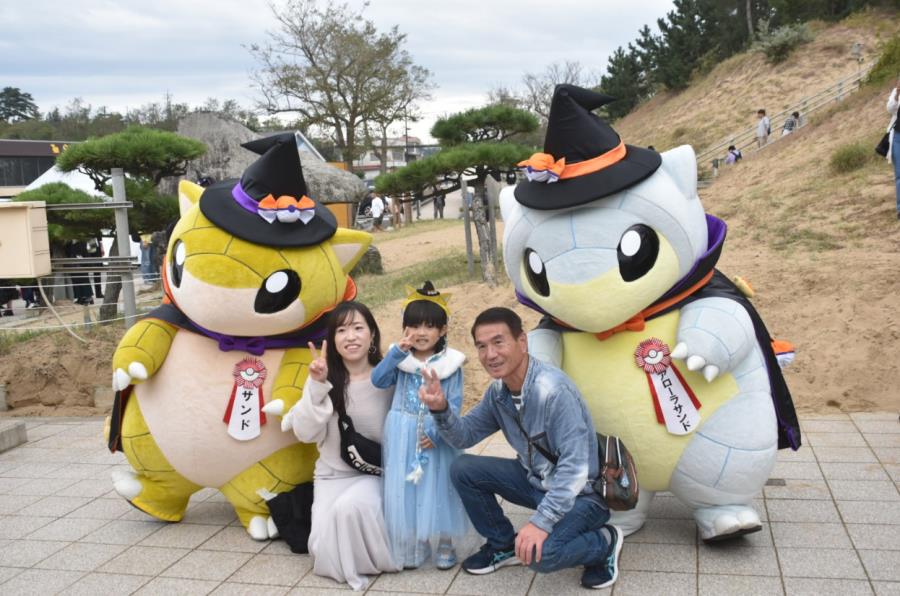 アローらサンドとの記念撮影