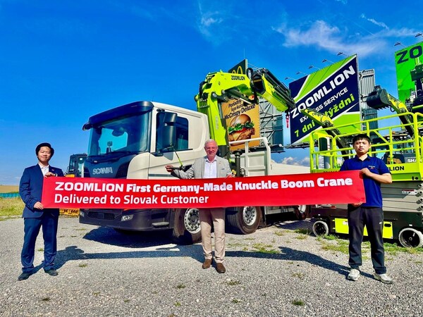 Zoomlion Delivers its First Germany-Made Knuckle Boom Crane, Strengthening European Localization Strategy | Zoomlionのプレスリリース