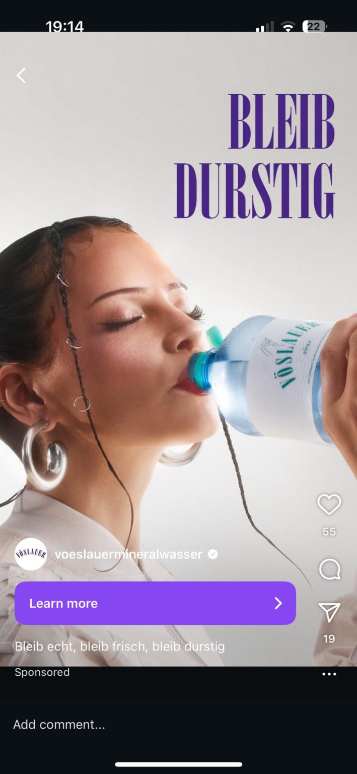私が間違っている場合は私を修正しますが、彼らは彼らの飲み物が私の渇きを癒さないと言っていますか？ 「喉が渇いた」？