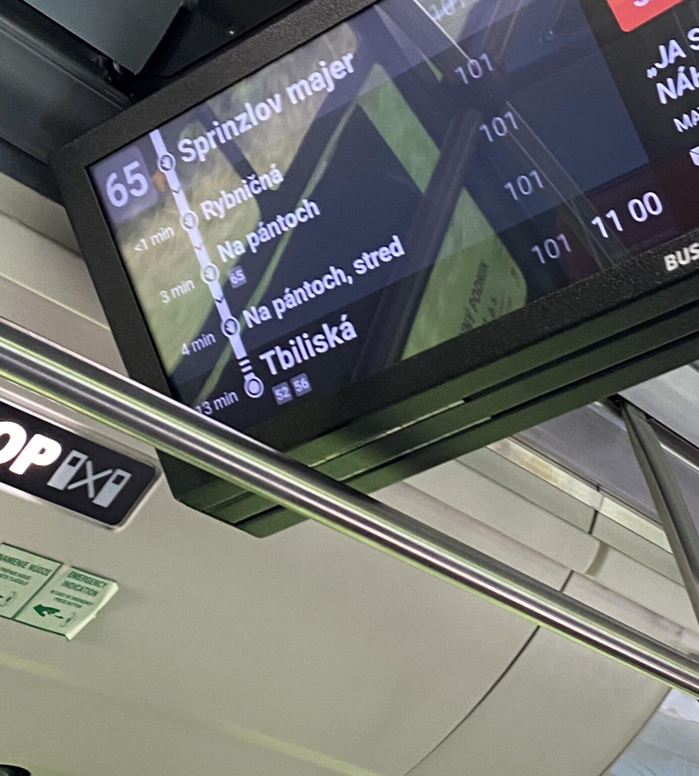ブラチスラバのトビリスカ駅？
