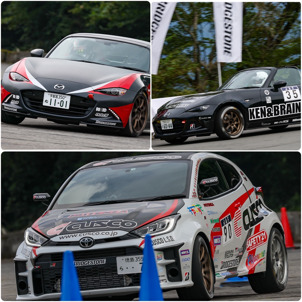 【速報】2025年全日本ジムカーナ選手権 第７戦にてPOTENZA装着ユーザーが3クラスでシリーズチャンピオンを獲得 | 速報 | 全日本ジムカーナ選手権