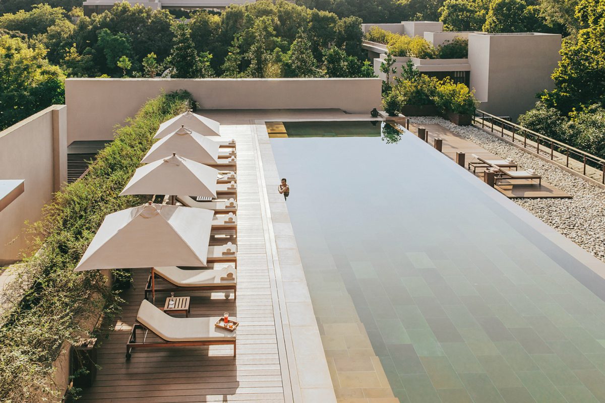 「シックスセンシズ ヴァーナ」のメインプール