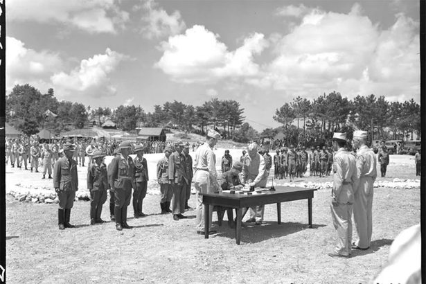 きょう沖縄戦終結80年 越来で日本軍降伏調印 米軍基地建設、続く県民苦悩