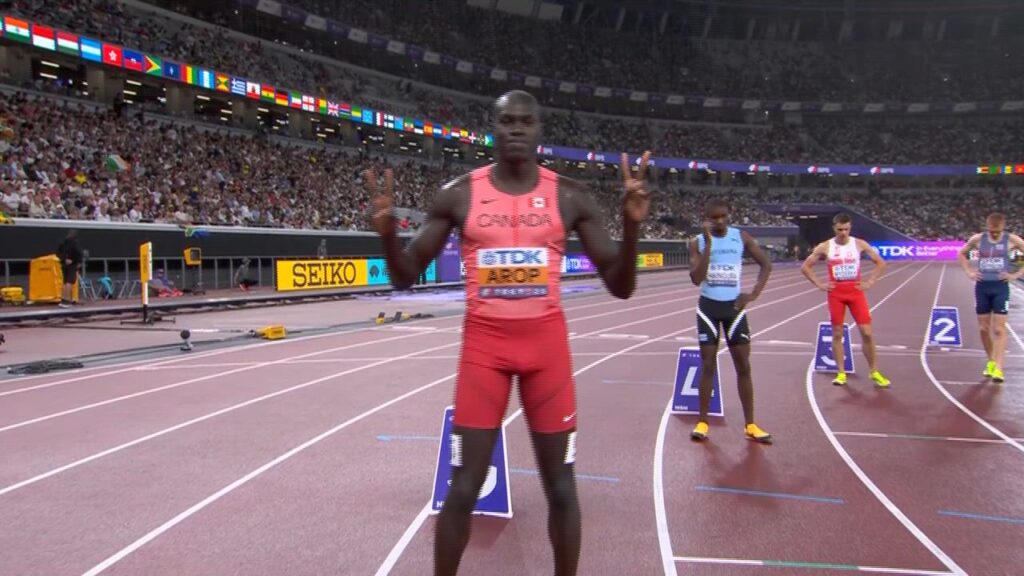 【動画】【東京世界陸上 9月13日〜21日】男子800m 準決勝1組　アロップ(カナダ)　【TBS系列生中継】 - スポーツナビ「東京2025世界陸上 TBS」
