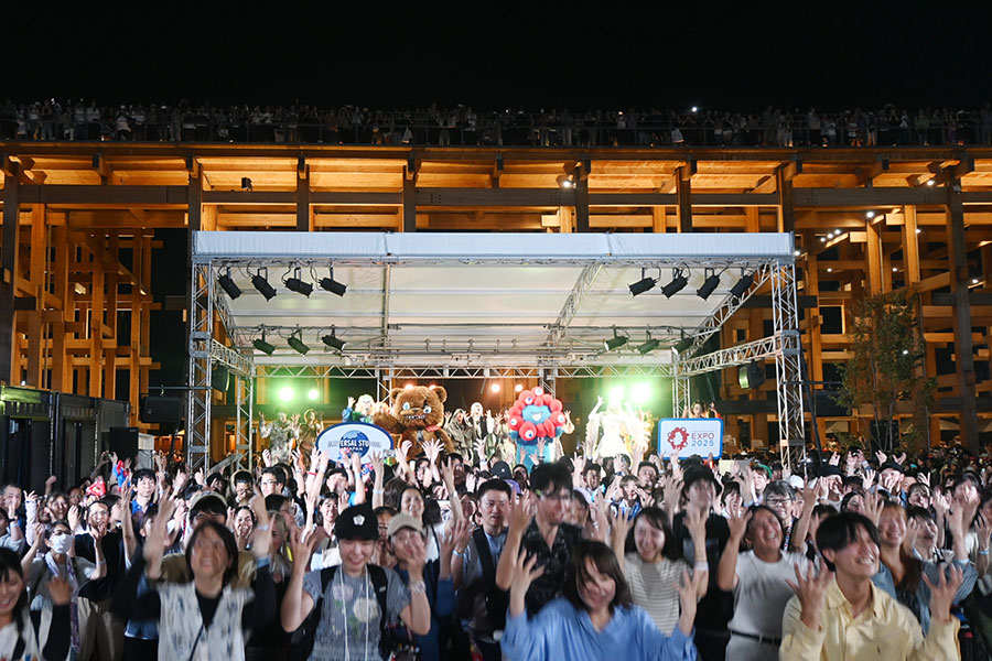『大阪・関西万博「ハロウィーン・ホラー・ナイト」特別ステージ』の様子（9月9日／大阪・関西万博）