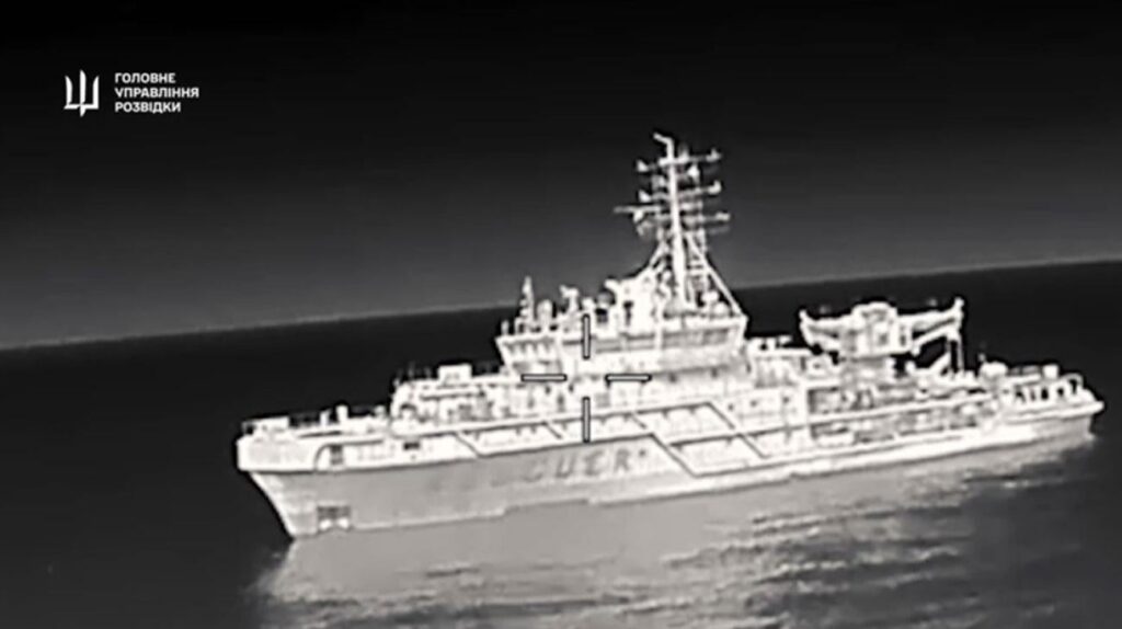 ウクライナの防衛情報は、ノボロシュスク近くのロシア船を襲った