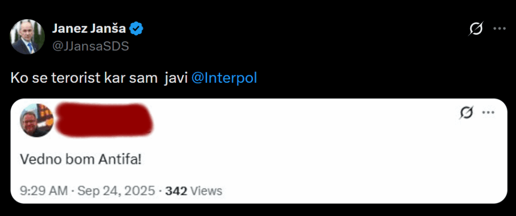 「Ko se terorist kar sam javi」