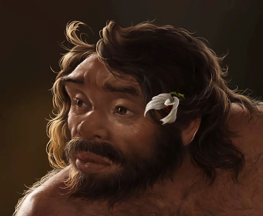 復元した鄖県人２号頭骨を基に作成した鄖県人のイメージ図/Jiannan Bai/Xijun Ni