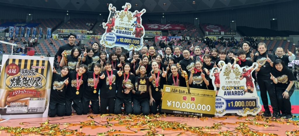 ヴィクトリーナ姫路優勝