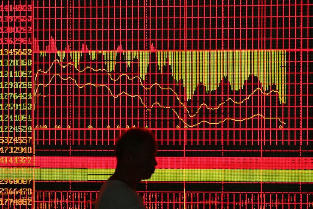 中国株が下落、貿易懸念根強く－トランプ氏は協議にオープン姿勢でも - Bloomberg