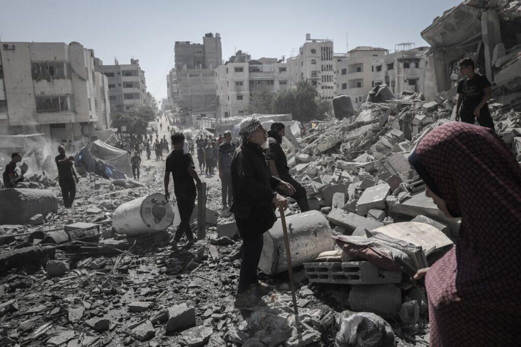 トランプ氏、イスラエルとハマスが和平案の人質解放で合意と表明 - Bloomberg