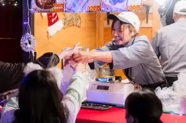 クリスマスマーケットエリアがパワーアップ