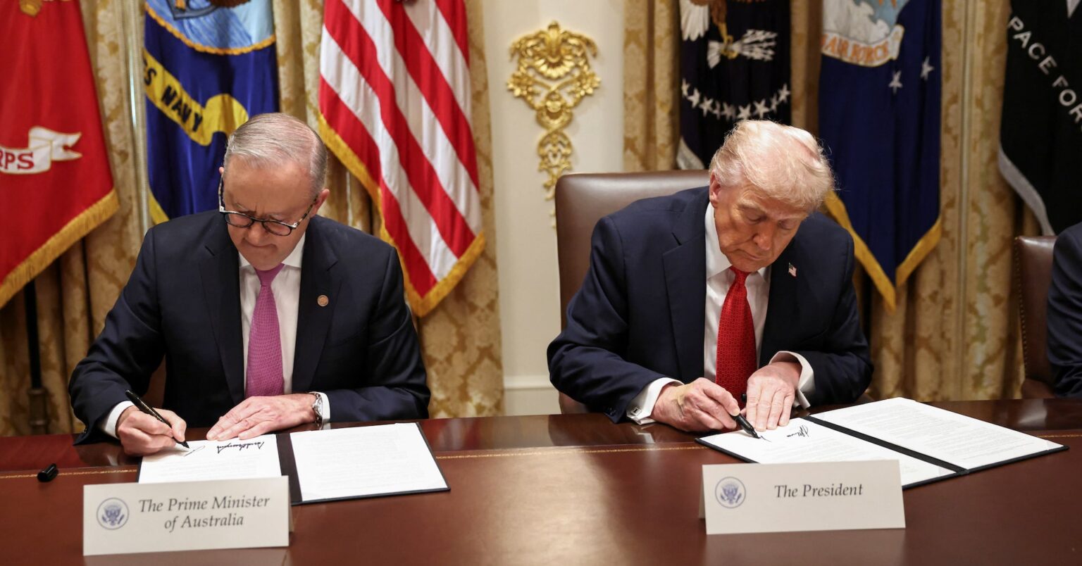 米豪首脳がレアアース協定に署名、日本関連含む　潜水艦取引も協議 | ロイター