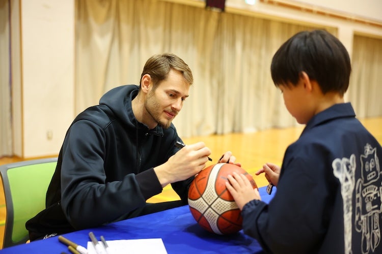 試合後イベント サイン会