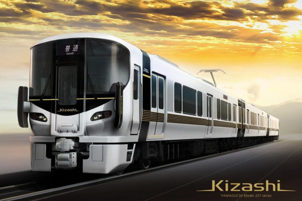 JR西日本、山陽線山口エリアに新型車両「Kizashi」。黒がベースのデザイン、2両または3両編成 - トラベル Watch