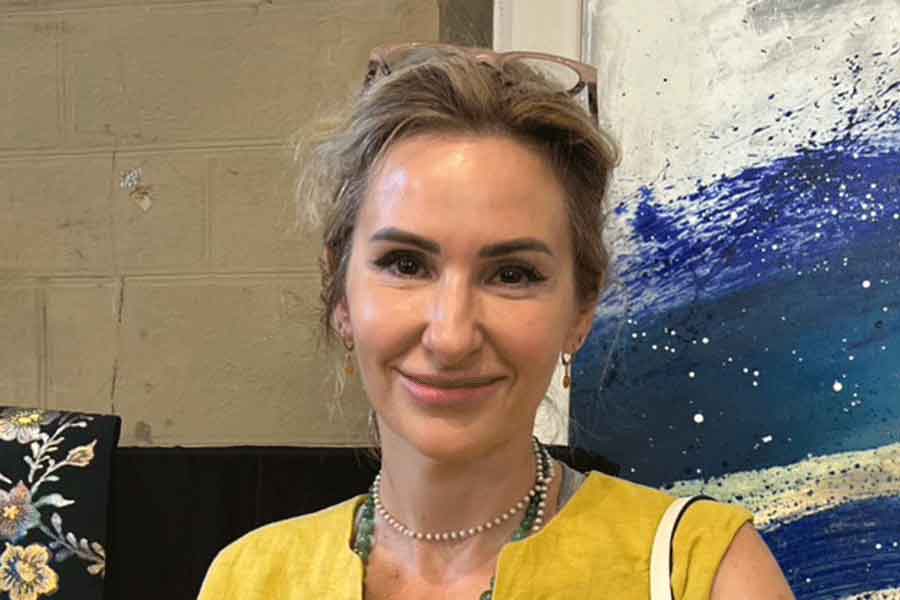 アメリカ出身で、イタリアに帰化したスザンヌ・プレパラータさん【写真：Hint-Pot編集部】