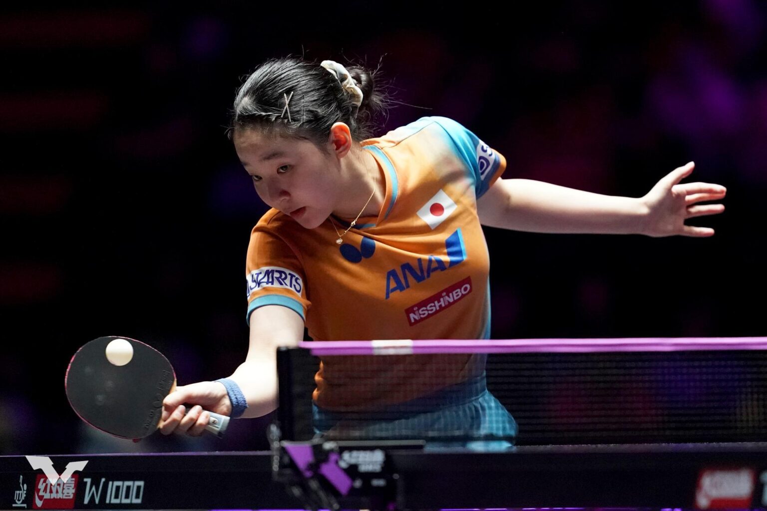 張本美和 16強入り！ ドイツの異質型を我慢のプレーで退ける【卓球 チャイナスマッシュ】（テレ東スポーツ） - Yahoo!ニュース