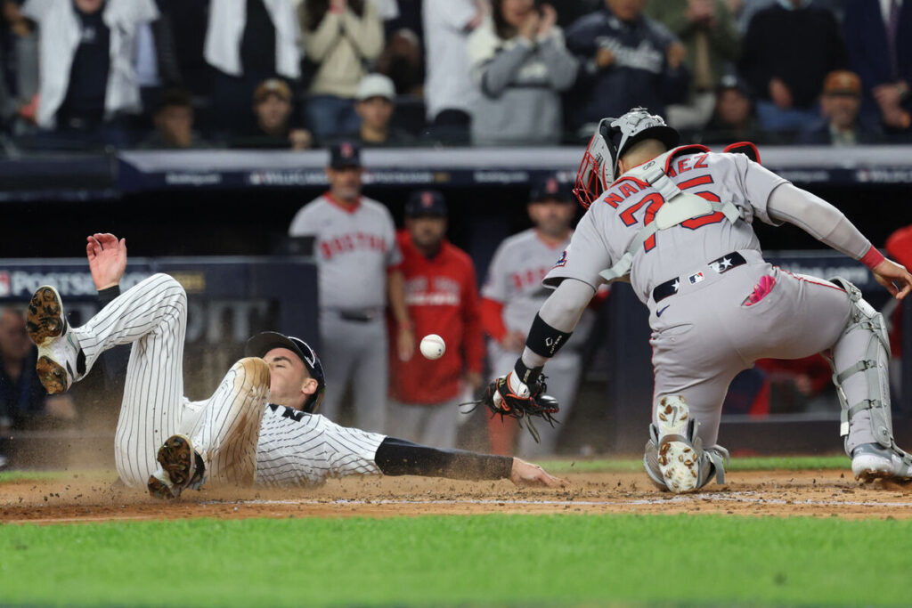 ヤンキースが地区シリーズ逆転進出…新人右腕シュリトラーが歴史的快投８回０封１２Ｋ…吉田正尚２安打も敗退（スポーツ報知） - Yahoo!ニュース