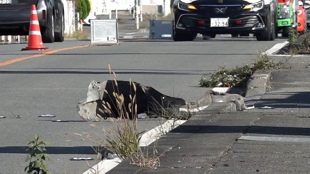 車2台にはねられ70代男性死亡 県道を横断中 現場は横断歩道のない直線道路 山梨（YBS山梨放送） - Yahoo!ニュース