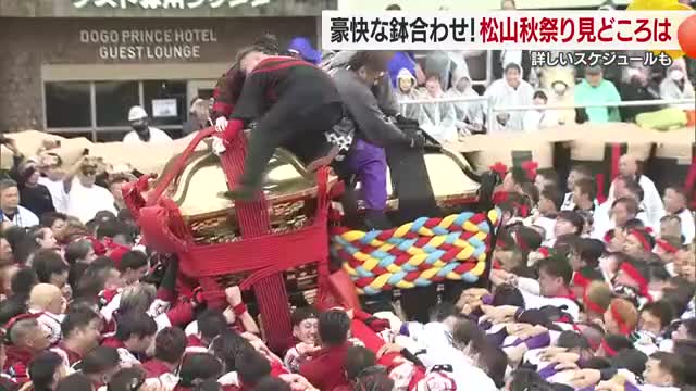 松山秋祭りは多くの地区７日クライマックス 北条地区は１０日から４日間 主なスケジュール紹介【愛媛】（テレビ愛媛） - Yahoo!ニュース - Yahoo!ニュース