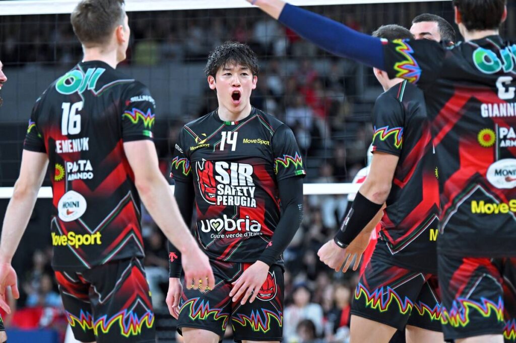 ペルージャＶＳサントリー第２戦はペルージャがストレート勝ちで連勝…高橋藍は両チーム最多１６得点（スポーツ報知） - Yahoo!ニュース