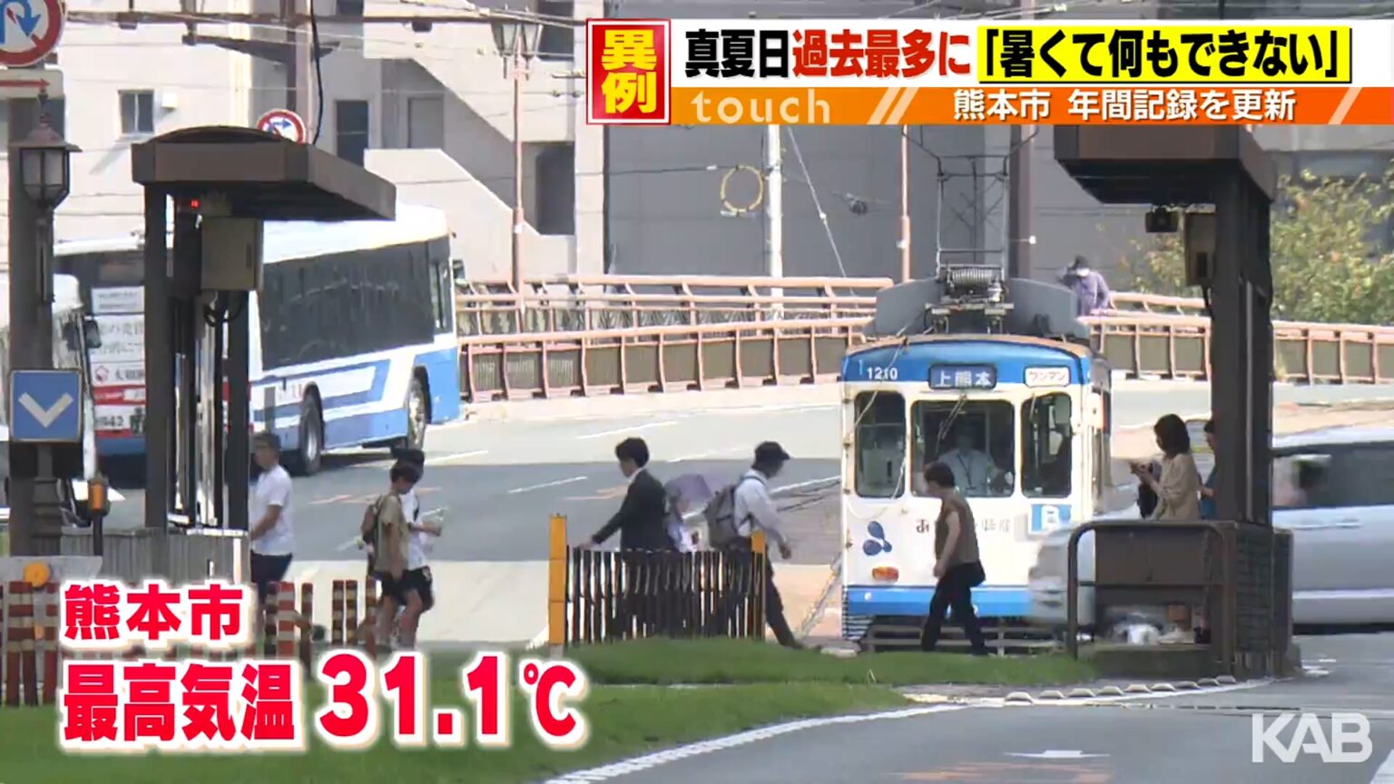 異例の暑さで「何もできない…」真夏日の観測が過去最多に 熊本市では年間記録を更新（KAB熊本朝日放送） - Yahoo!ニュース - Yahoo!ニュース