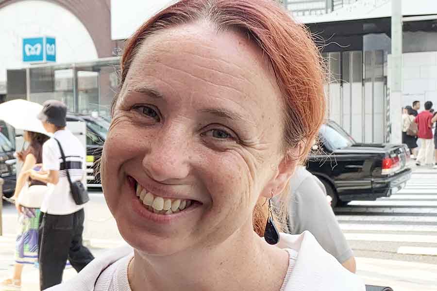 イギリス人のステイシーさん【写真：Hint-Pot編集部】