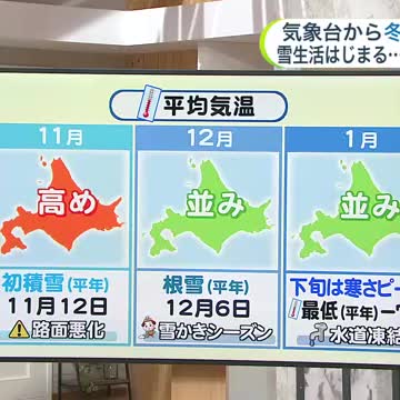 【北海道の天気 21日(火)】今夜からあすにかけて降雪最大5センチ！北海道に突然やってきた寒気…このまま冬になるの？最新の10日間予報（北海道ニュースUHB） - Yahoo!ニュース - Yahoo!ニュース