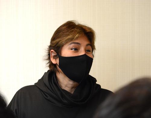 都内のホテルでスカウト会議に出席した日本ハム新庄監督