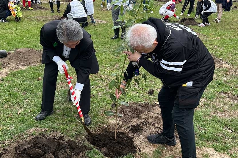 植林プログラム「NatureBank」に参加された秋田県農林水産部 藤村幸司朗氏
