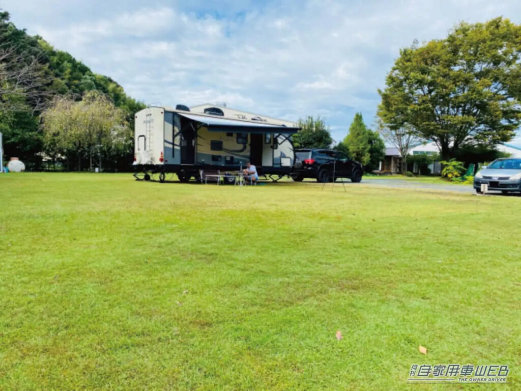 車中泊旅行にオススメ！　快適に、そして安全に楽しめる「RVパーク」最新情報　【 静岡県周智郡・ 遠州森 RVパーク 】（月刊自家用車WEB）