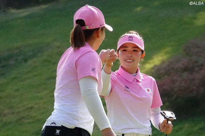 ＜速報＞山下美夢有＆西郷真央が大逆転で韓国撃破　日本の準決勝進出決定（ゴルフ総合サイト ALBA Net） - Yahoo!ニュース