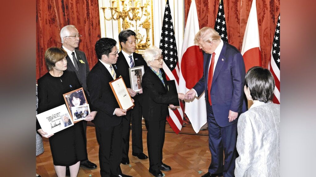 わずか３分のトランプ氏との「サプライズ」面会、拉致被害者家族は「何かいいことが起きると信じたい」 - 読売新聞オンライン