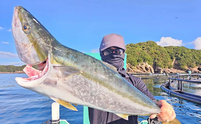 南紀丸でのカセ釣りで90cm級ブリ浮上！【和歌山】筆者はまさかのノーヒット