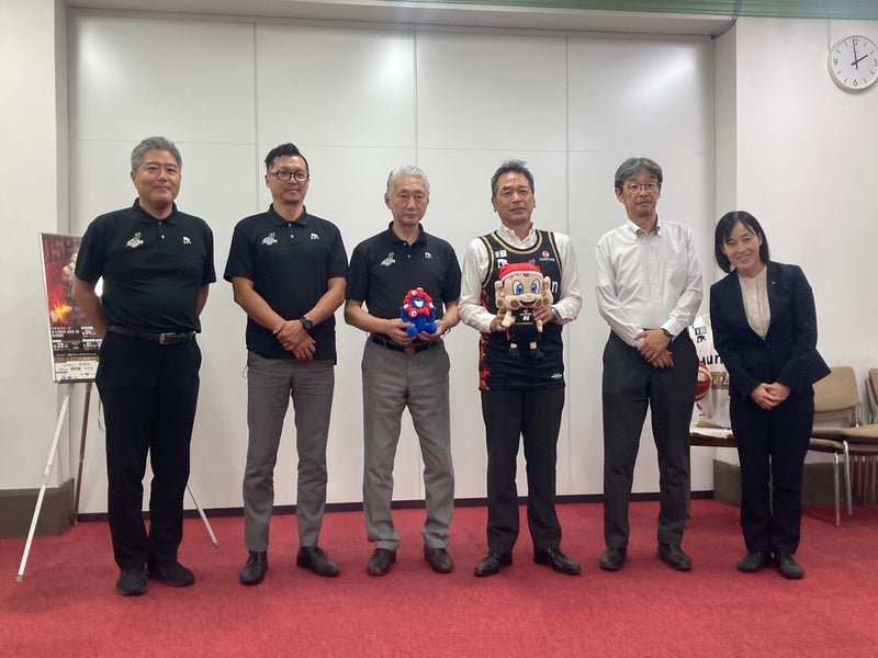 大阪府にご挨拶での訪問のご報告 | 大阪エヴェッサ