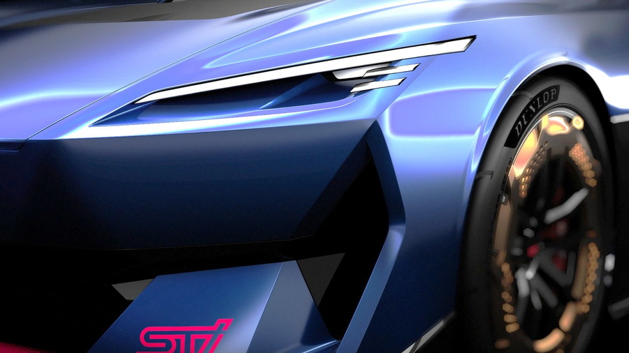 「WRX STI」復活か!? スバル“謎のSTIコンセプト”世界初公開へ！ 伝説のスポーツセダン再来に期待高まるぞ | 乗りものニュース