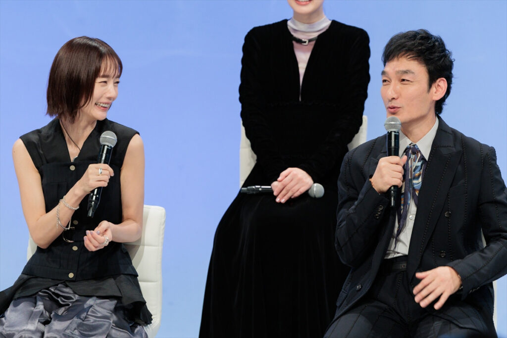 ドラマ『終幕のロンド－もう二度と、会えないあなたに－』制作発表の様子