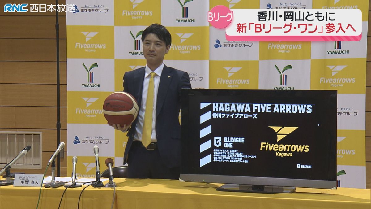 香川ファイブアローズ　トライフープ岡山　Bリーグ・ワン参入決定