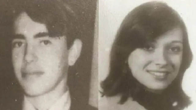 ホセ・ペレス・ロホさんとパトリシア・ロイシンブリットさんがそれぞれ笑顔を浮かべた白黒写真